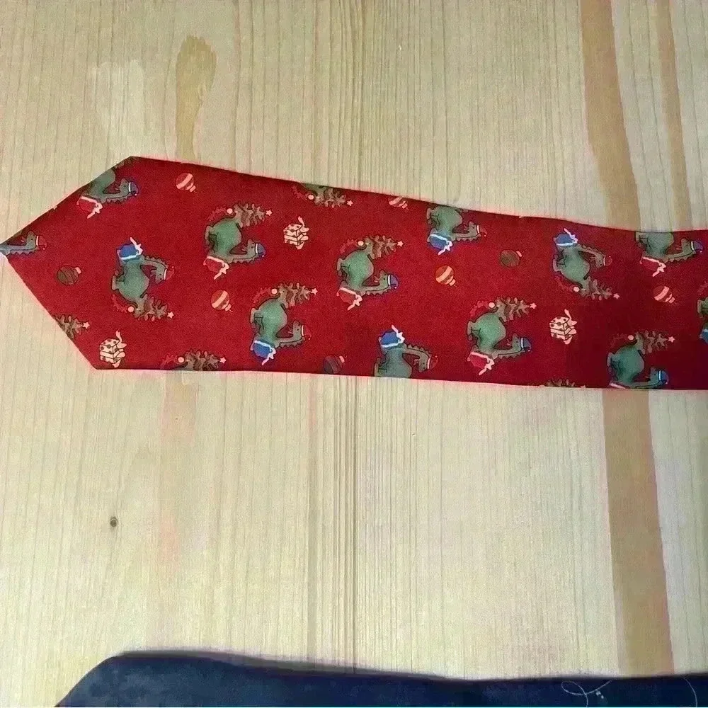 Christmas youth clip on ties for young men